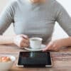 Checking Email with Coffee