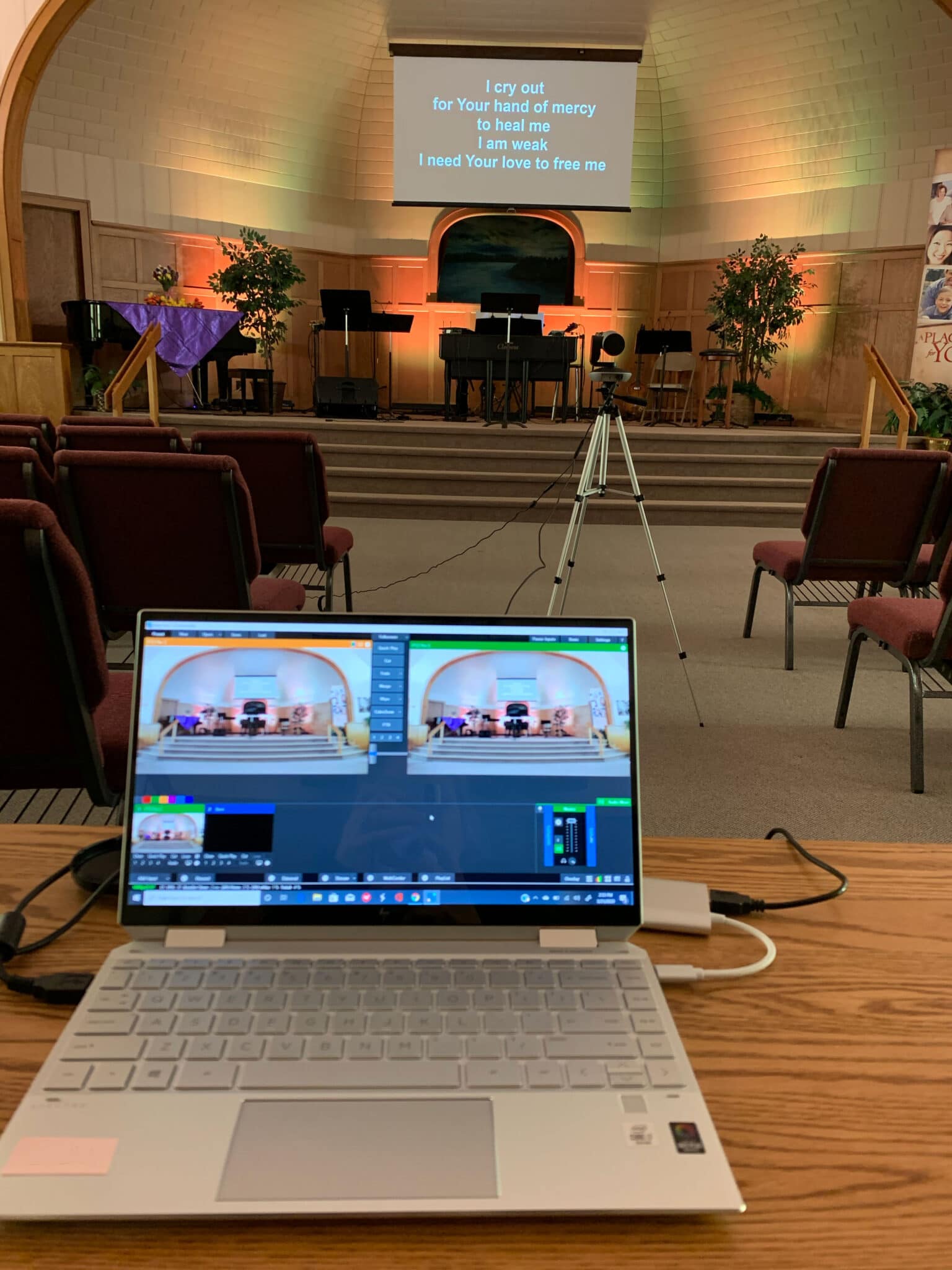 Live stream Setup at Church