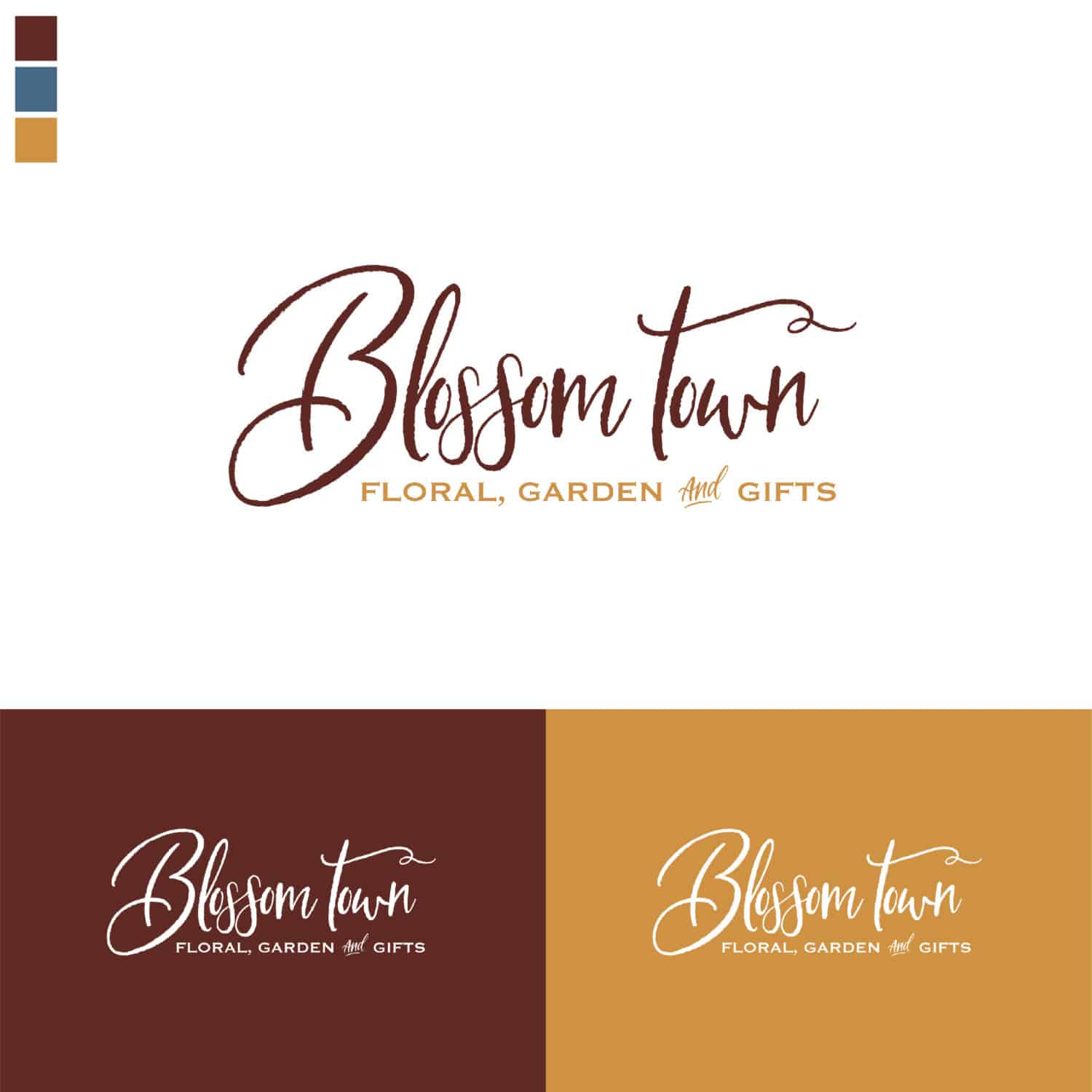 Blossom Town Logo Design
