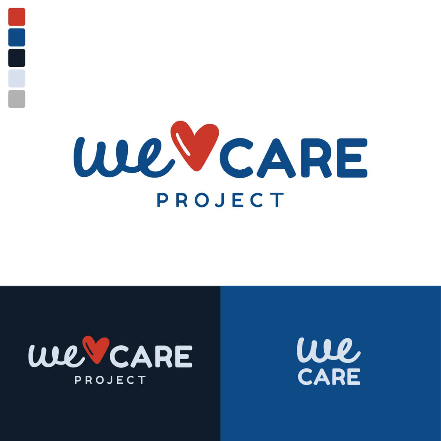We Care Project Logo Design