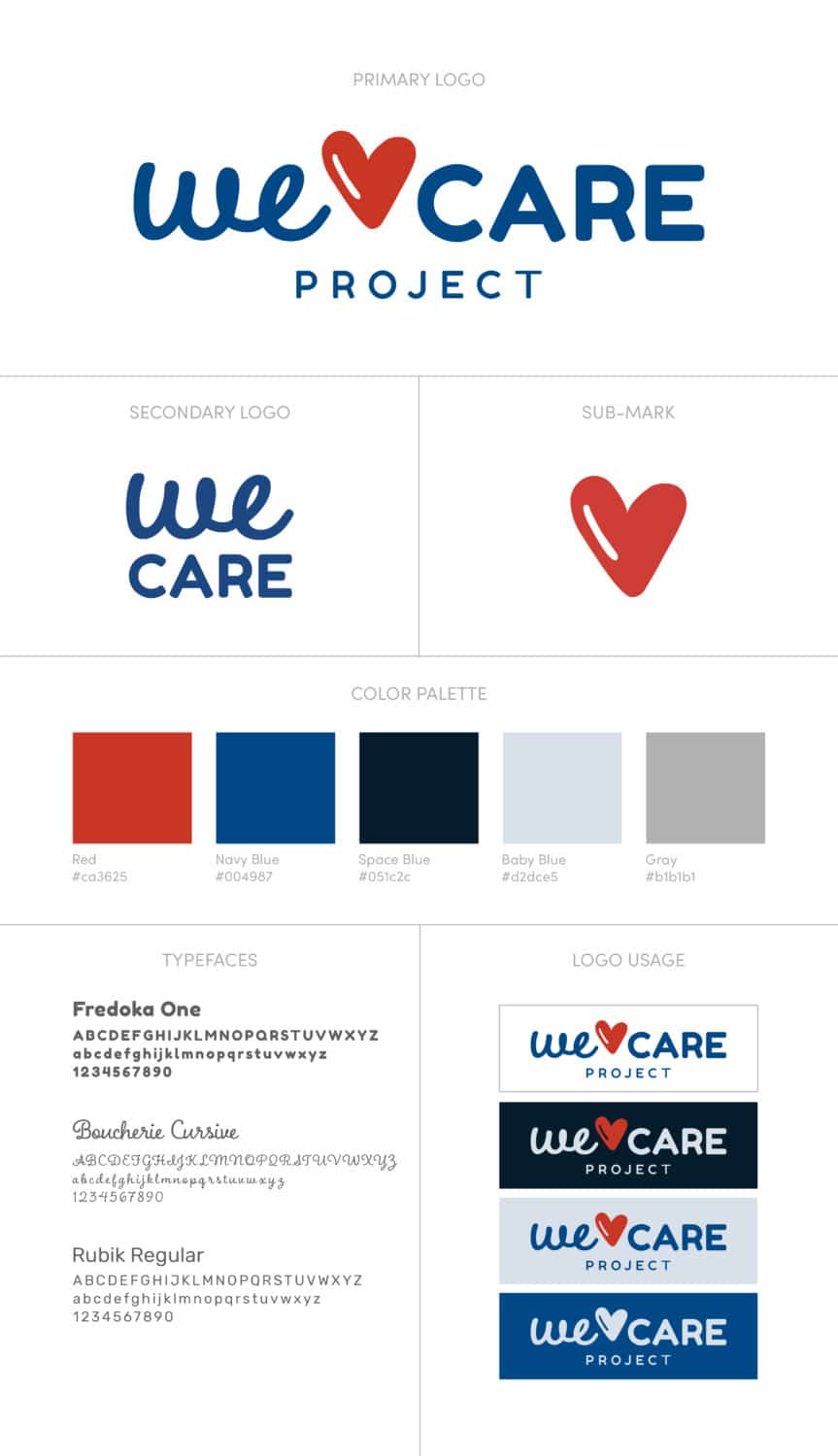 We Care Project Style Guide