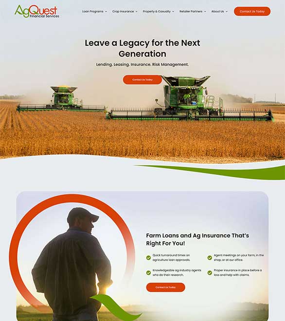 AgQuest Financial Services Website