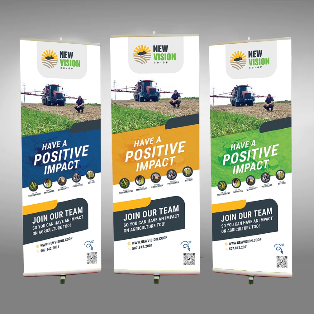 New Vision Co-op Tradeshow Banner Designs
