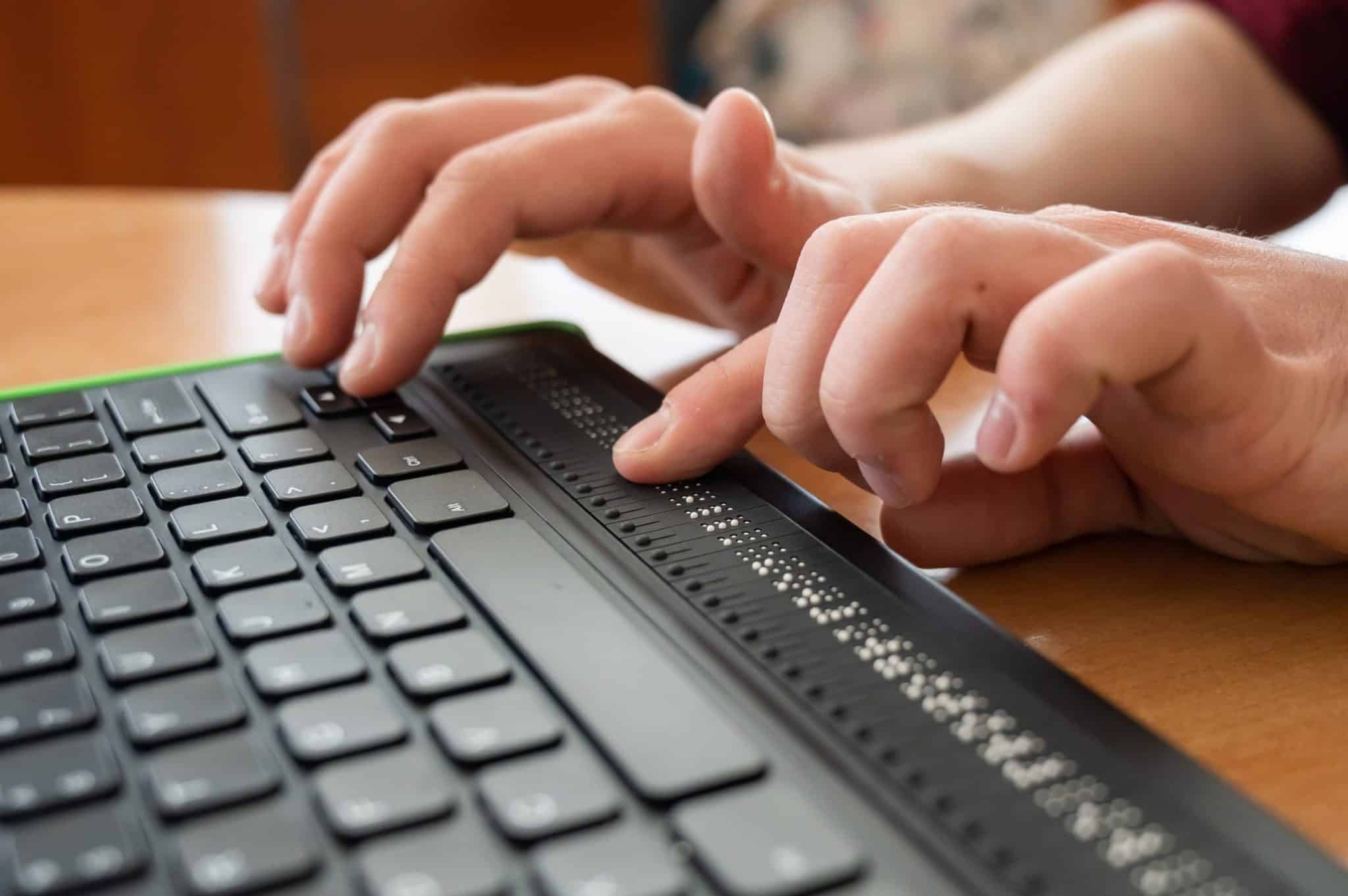 Accessible Keyboard With Braille