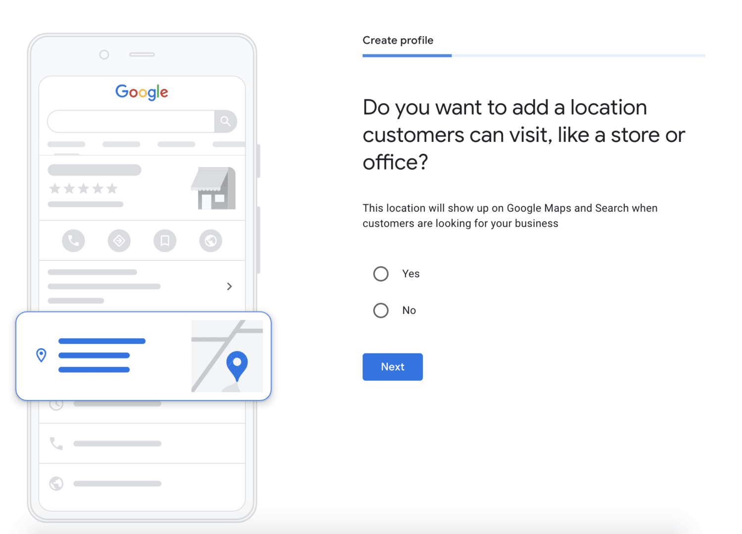 Google Business Phyiscal Location