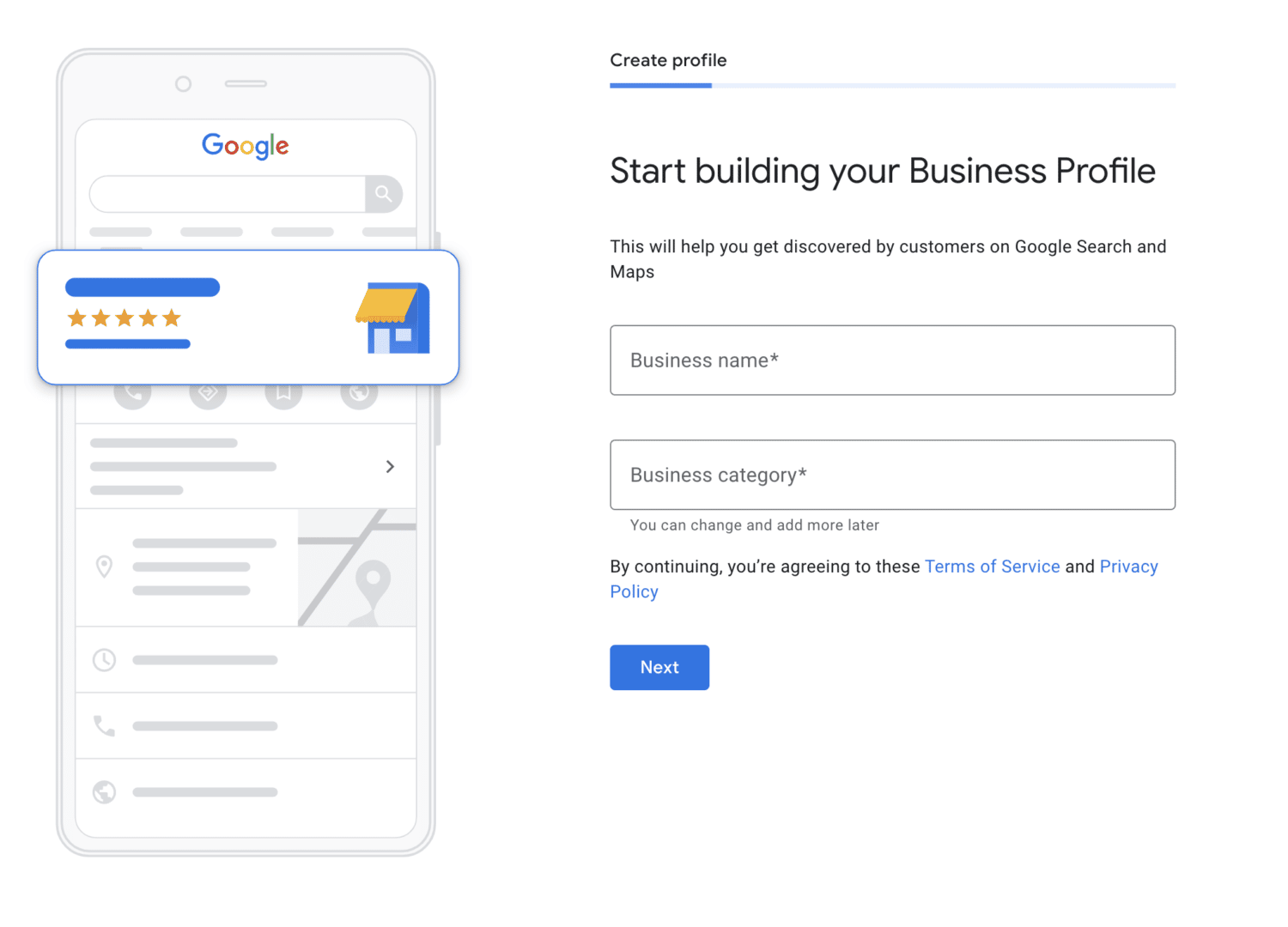 Build Google Business Profile