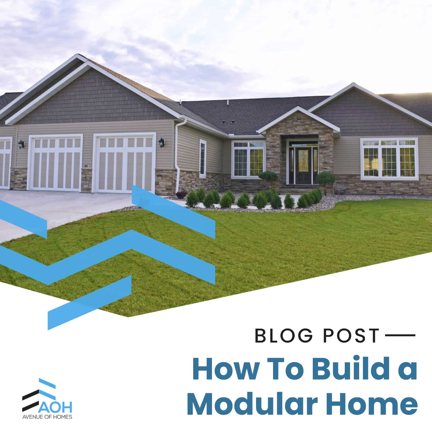 How To Build A Modular Home Graphic
