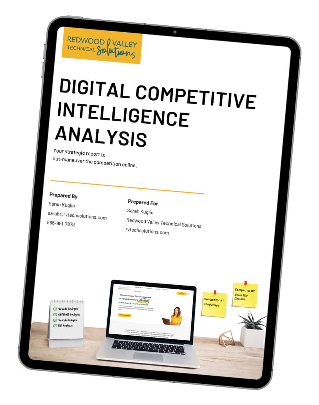 Digital Comptetive Analysis Report Cover