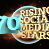 70 Rising Social Media Stars Logo