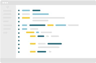 Coding Optimization Wireframe Icon