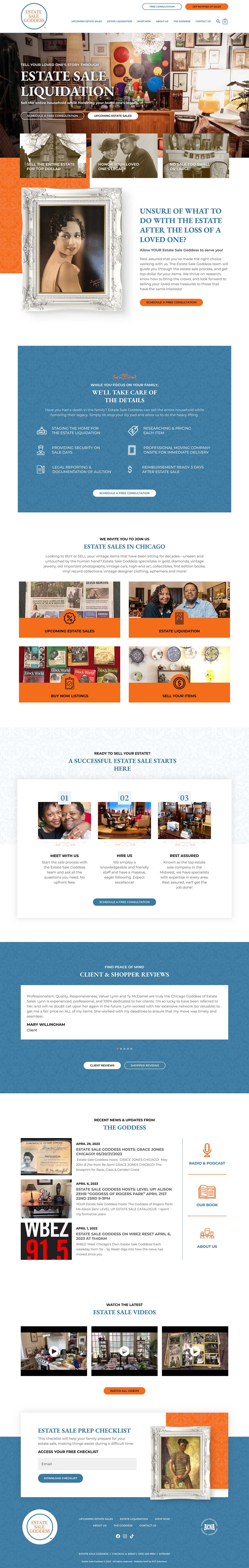 Website Design Portfolio - RV Tech Solutions Web Design