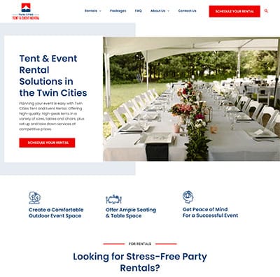 Twin Cities Tent Event Rental Mockup