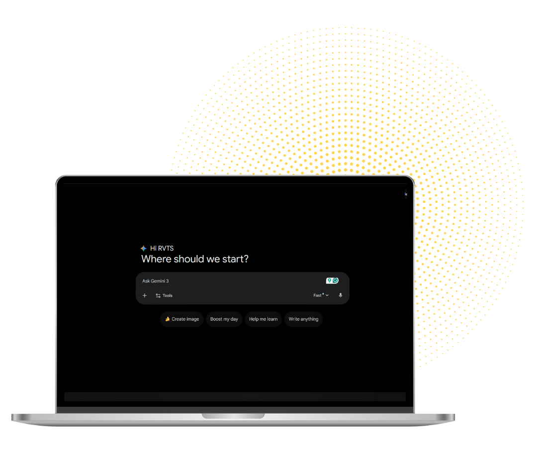 ai search window on laptop
