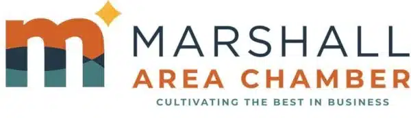 marshall mn chamber logo tagline 600x173