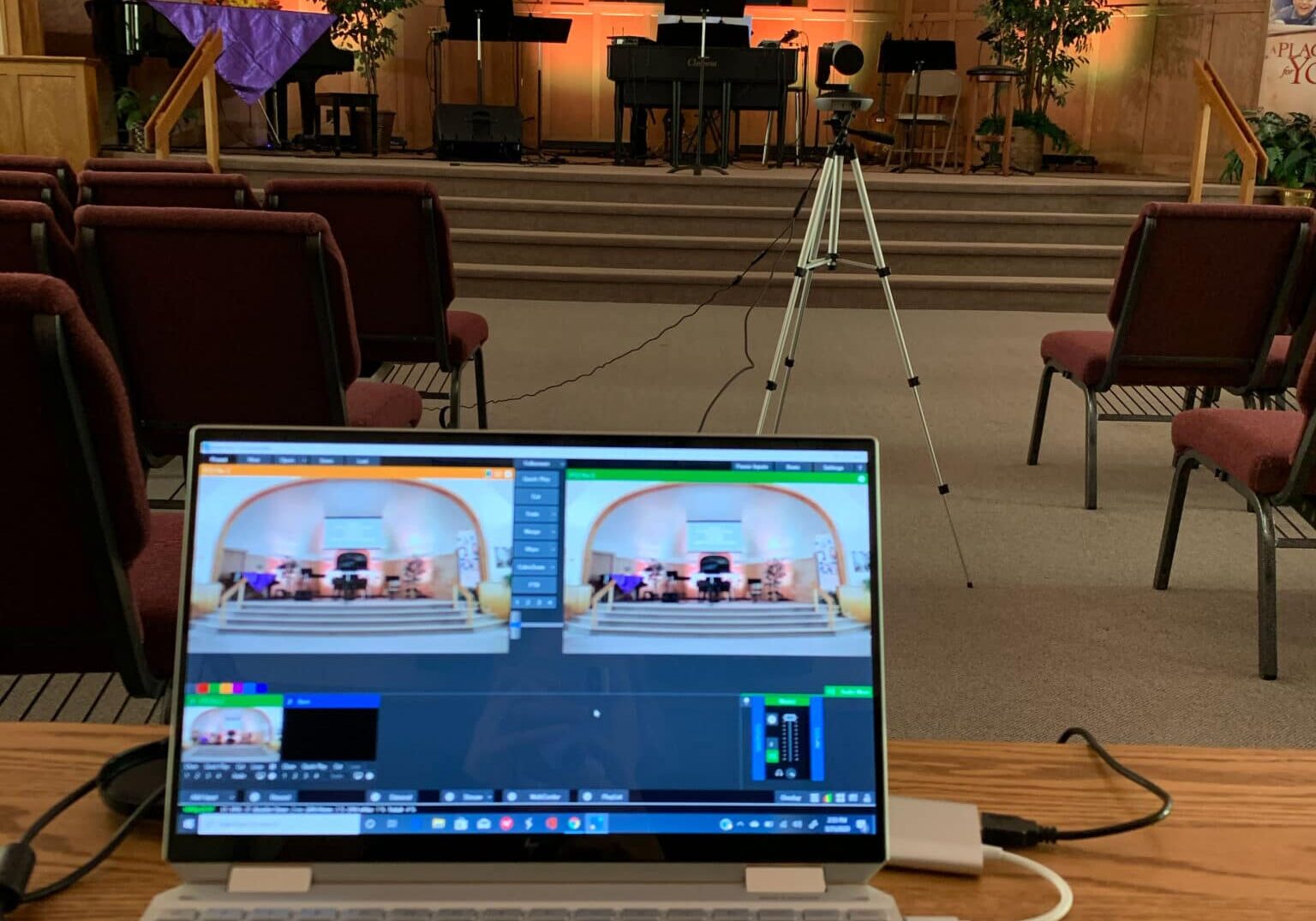 Live stream Setup at Church