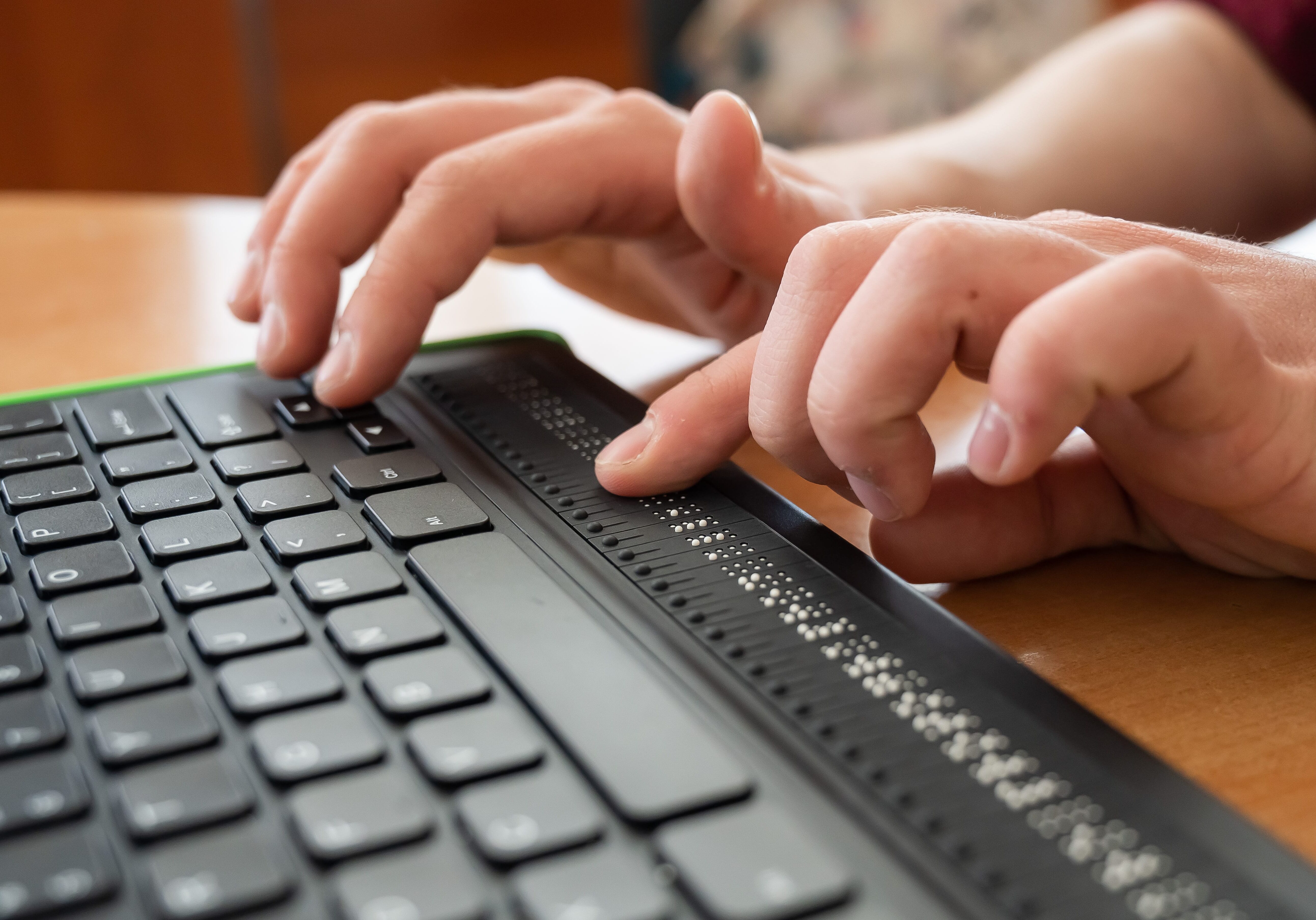 Accessible Keyboard with Braille