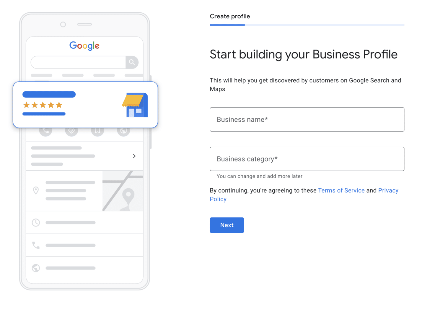 Build Google Business Profile